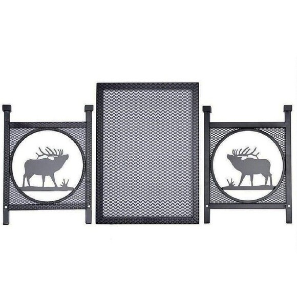 ELK Firewood Log Rack, Iron Wood Lumber Storage Holder Fireplace, Heavy Duty ... - Picture 4 of 16